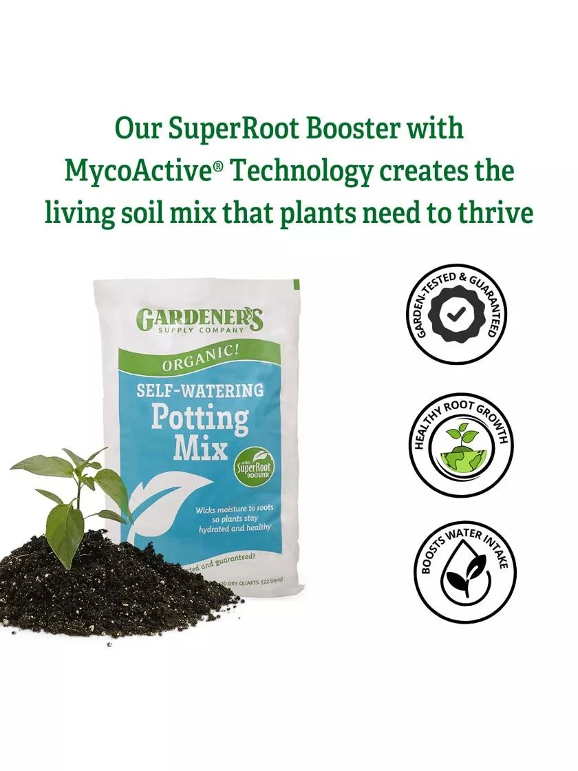 Organic Self-Watering Potting Mix, 20 Qts. - Image 3