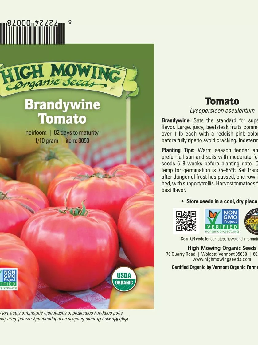 Brandywine Tomato Organic Seeds