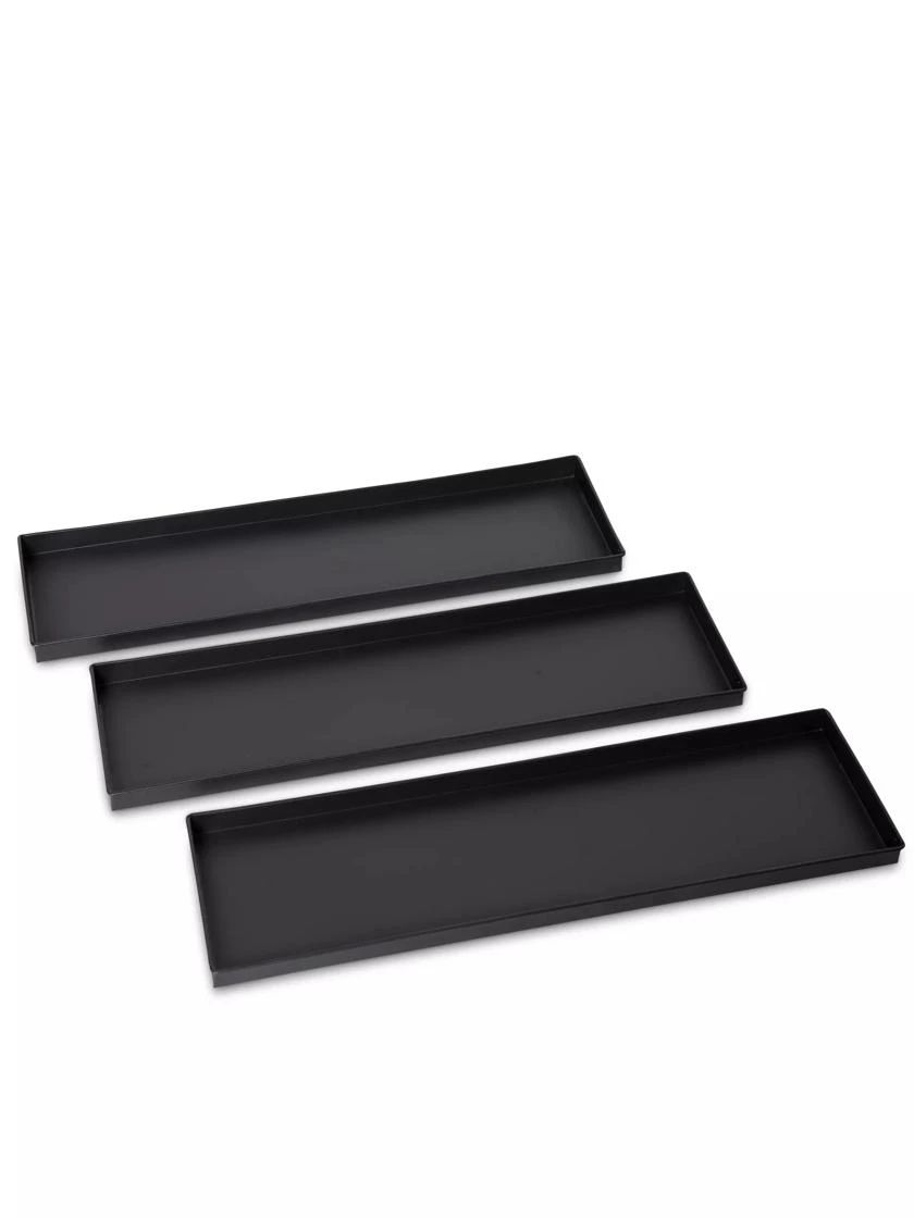 Trays For The Rectangular Lattice Plant Stand, Set Of 3