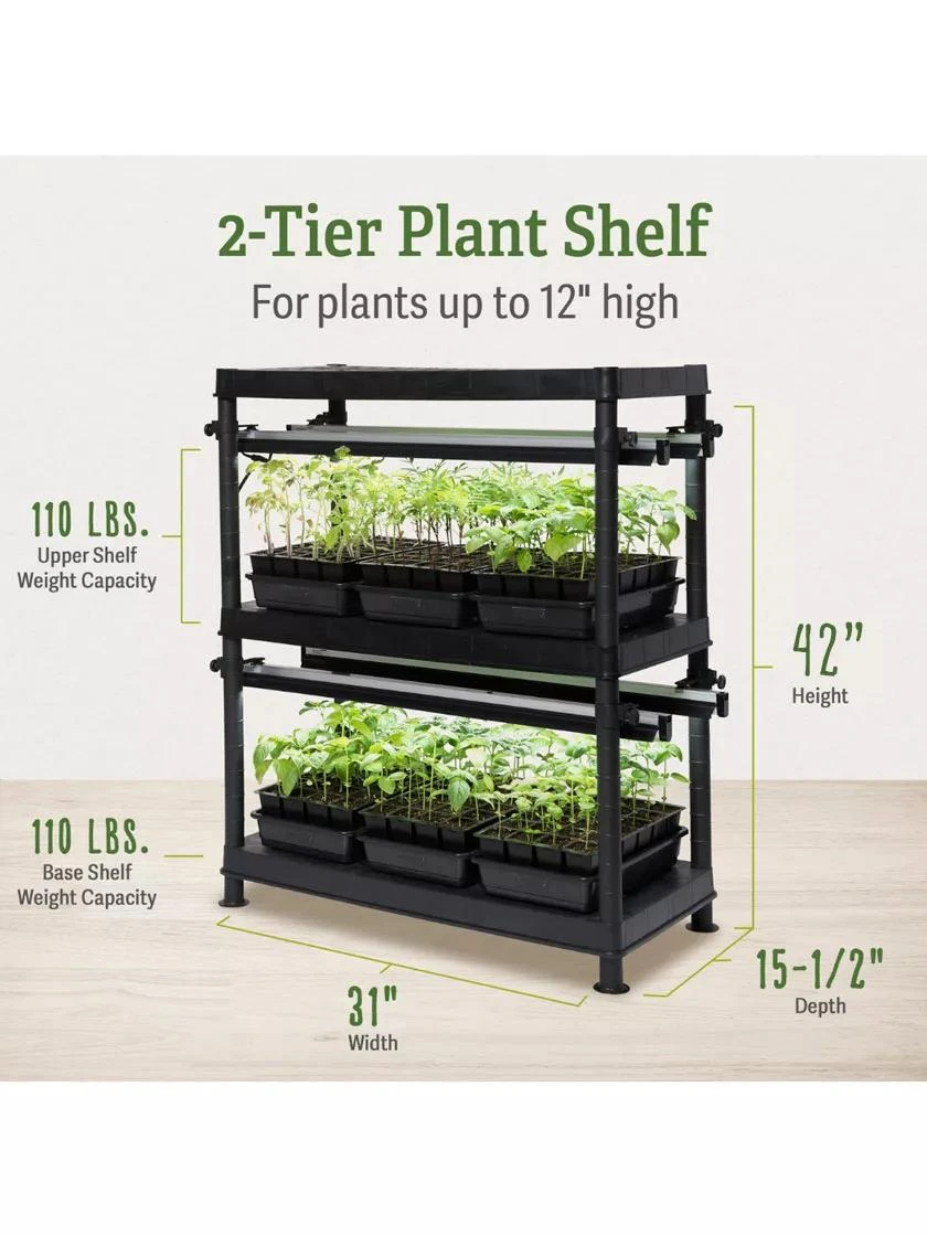 LED Stack-n-Grow Lights - 2-Tier System - Image 2