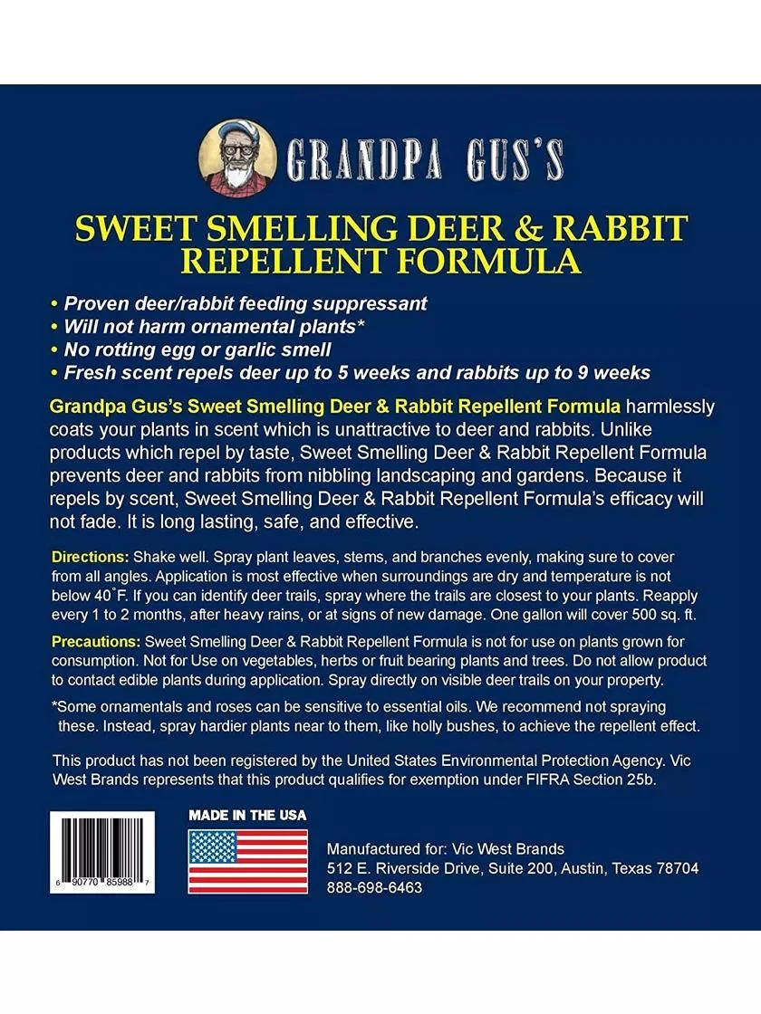 Grandpa Gus's Deer & Rabbit Repellent Spray - Image 4